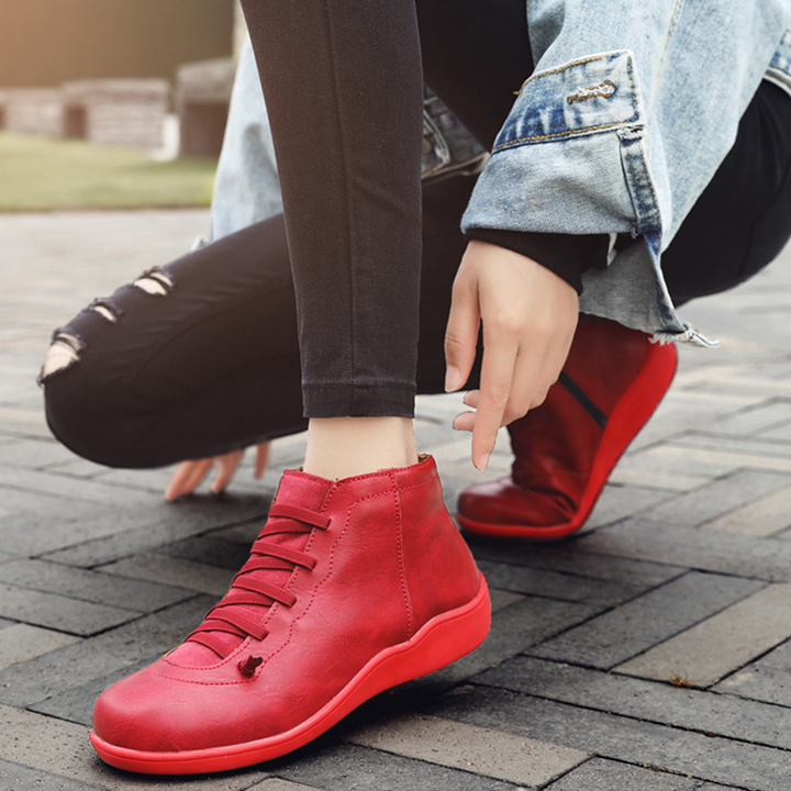 Poppy Vista Lace-Up Ankle Boots by Steppina