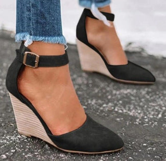 Marlow Bluff Wedge Pumps by Steppina