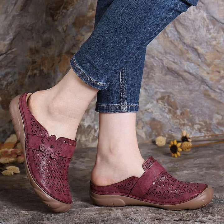 Stella Terrace Cutout Mules by Steppina