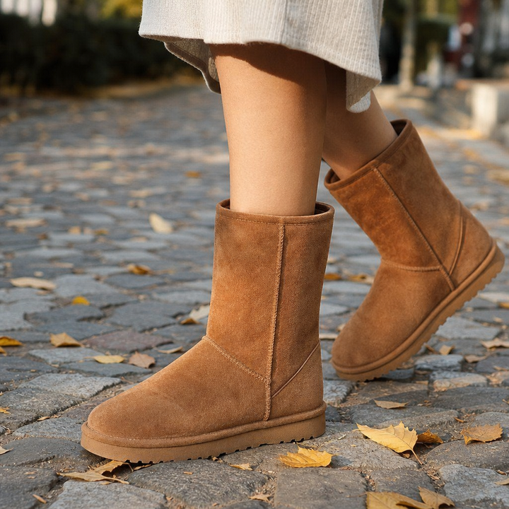 Riley Orchard Winter Boots – Beige