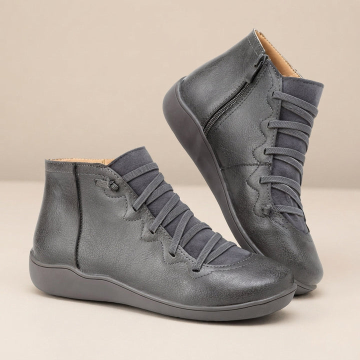 Mallory Ridge Ankle Boots – Gray