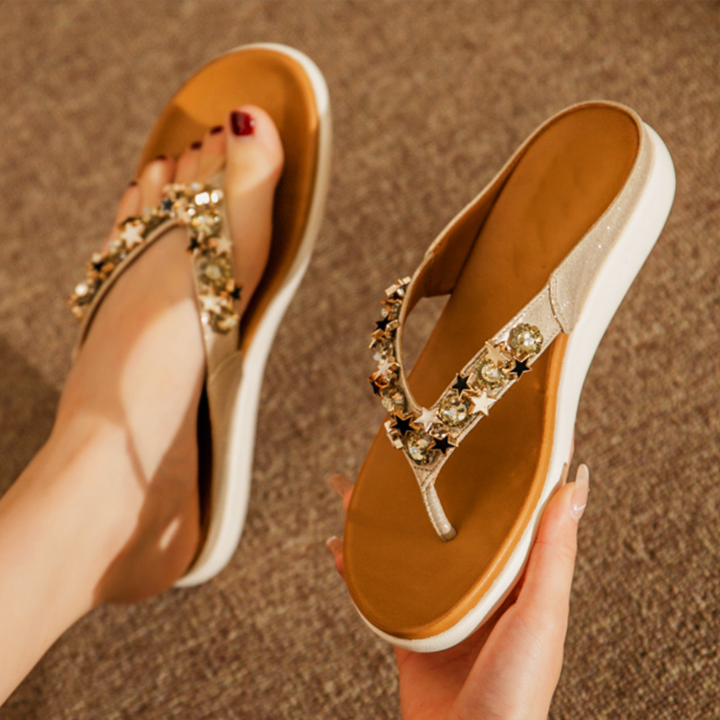 Belle Terrace Slide Sandals by Steppina