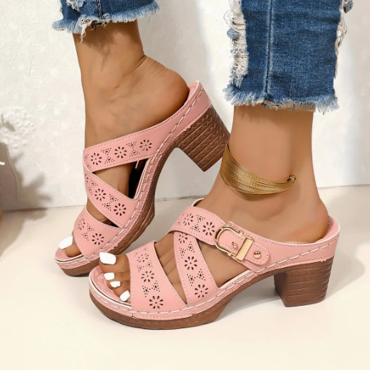 Willow Carmel Wedge Sandals by Steppina
