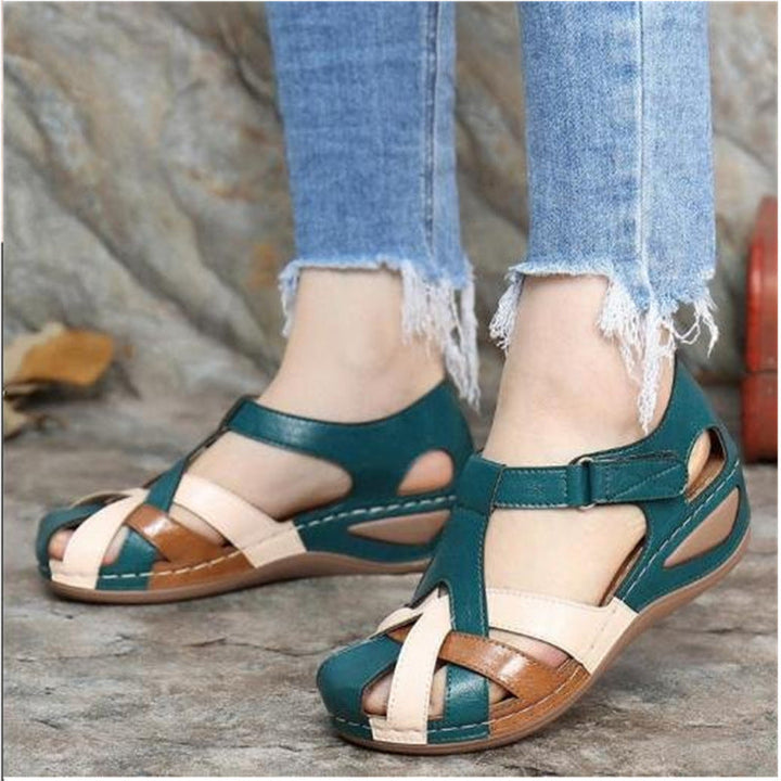 Imogen Pine Wedge Sandals by Steppina