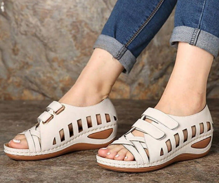 Rhea Creek Wedge Sandals by Steppina