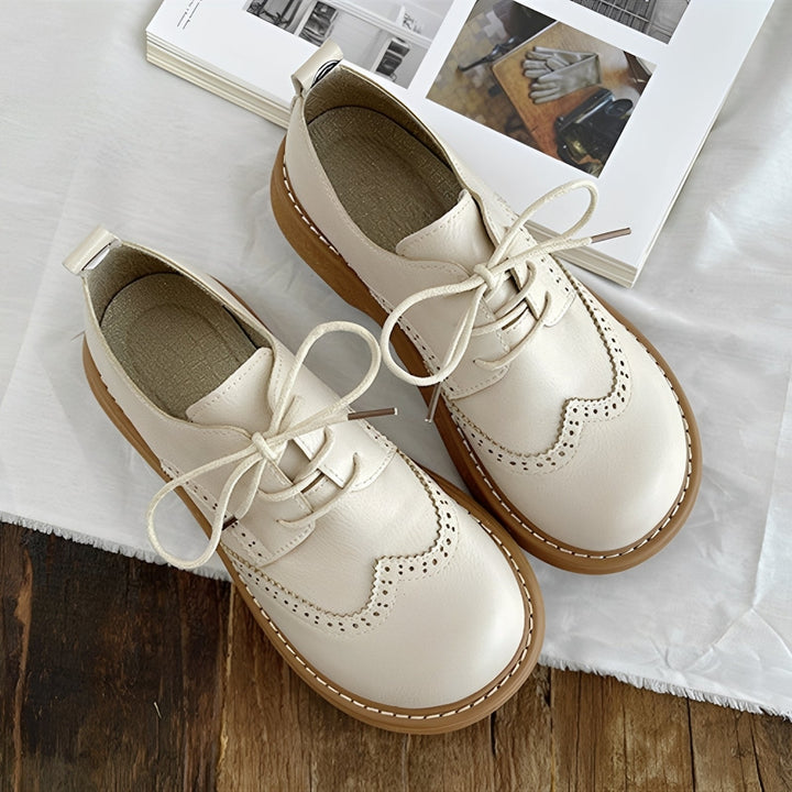 Holly Ridge Oxford Shoes – White