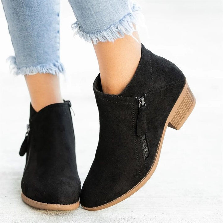 Penny Terrace Heeled Ankle Boots by Steppina