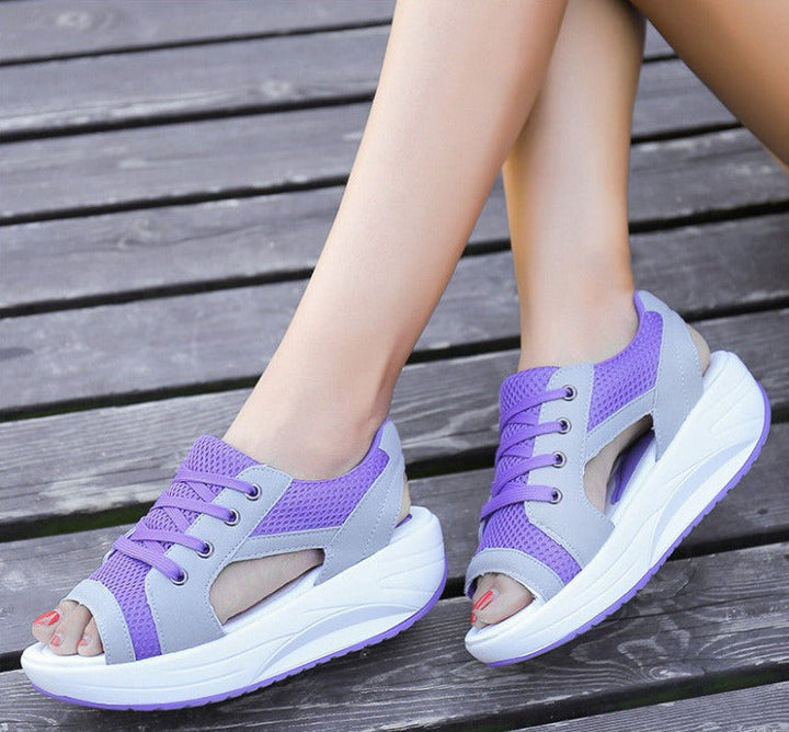Elara Carmel Platform Sandals by Steppina