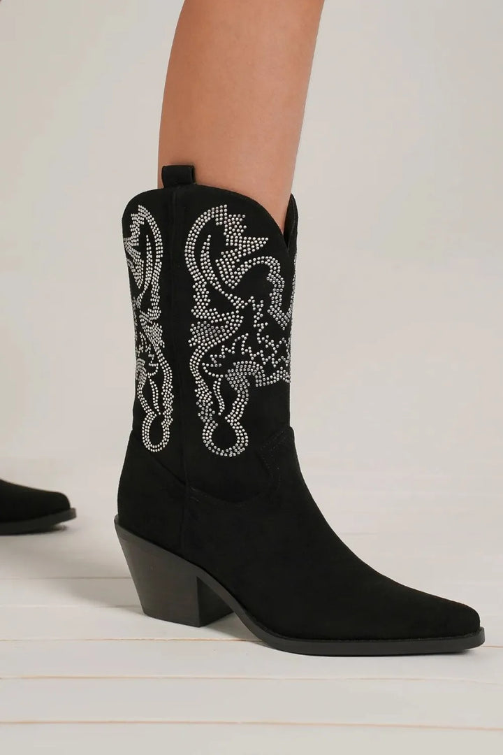 Sage Bay Ankle Boots – Black