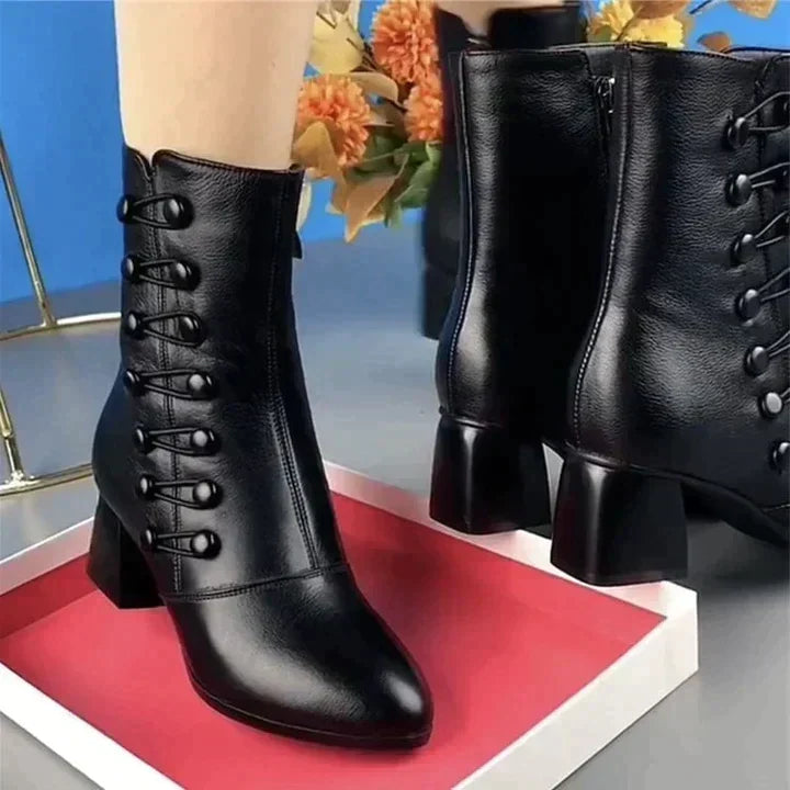 Sadie Vista Lace-Up Ankle Boots by Steppina