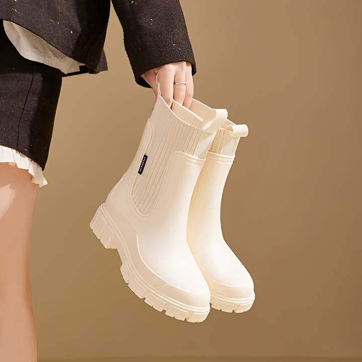 Reagan Orchard Ankle Boots – Beige