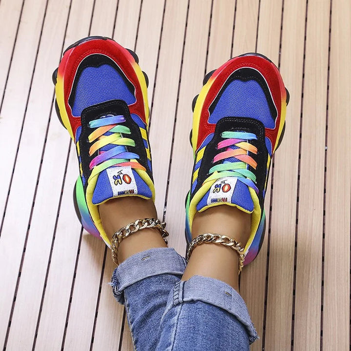 Blair Ridge Platform Sneakers – Blue