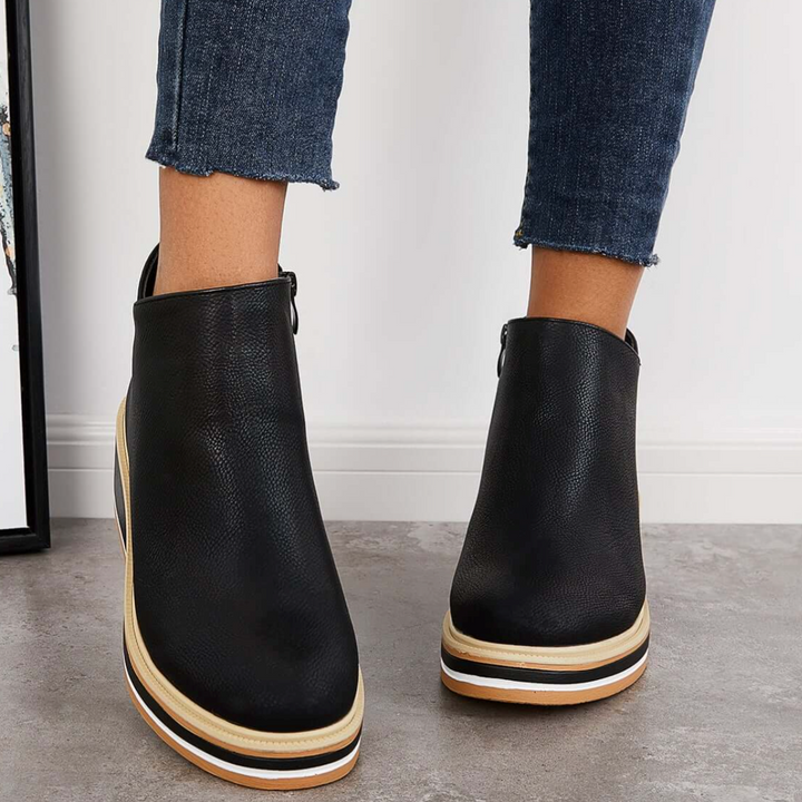 Tatum Glen Ankle Boots – Black