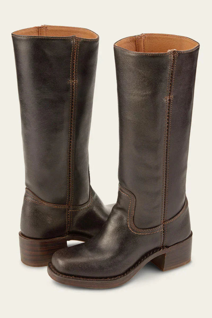 Rowan Spruce Knee-High Boots – Dark Brown