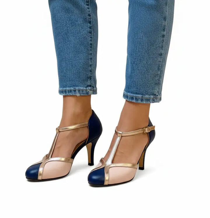 Leighton Bay Pumps – Blue