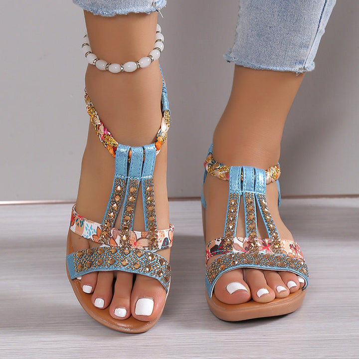Blair Vista Embellished Sandals by Steppina