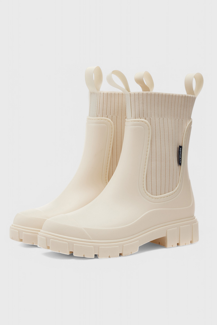 Jocelyn Spruce Chelsea Ankle Boots – Beige