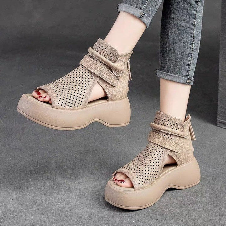 Isla Pine Platform Sandals by Steppina
