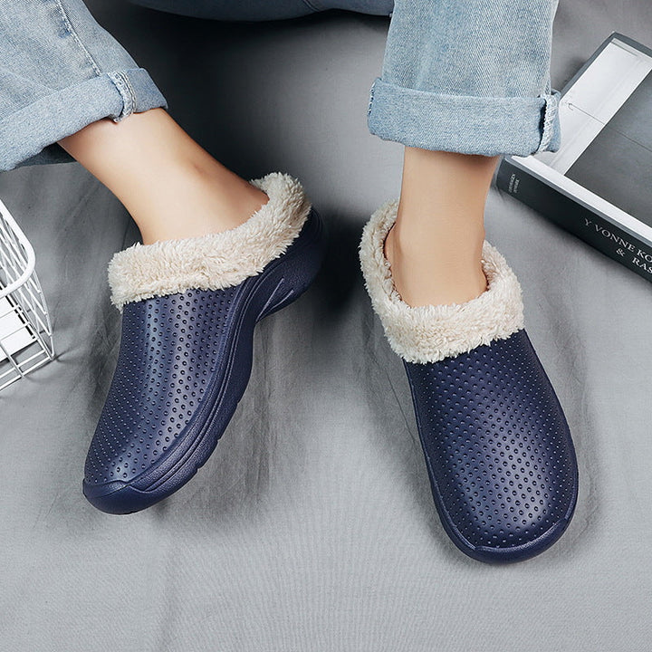 Flora Bluff Plush Slippers by Steppina