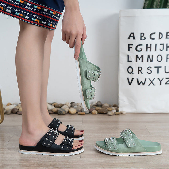 Ivy Creek Buckle Sandals by Steppina
