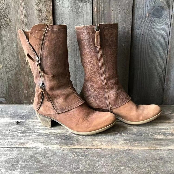 Frances Terrace Mid-Calf Boots by Steppina