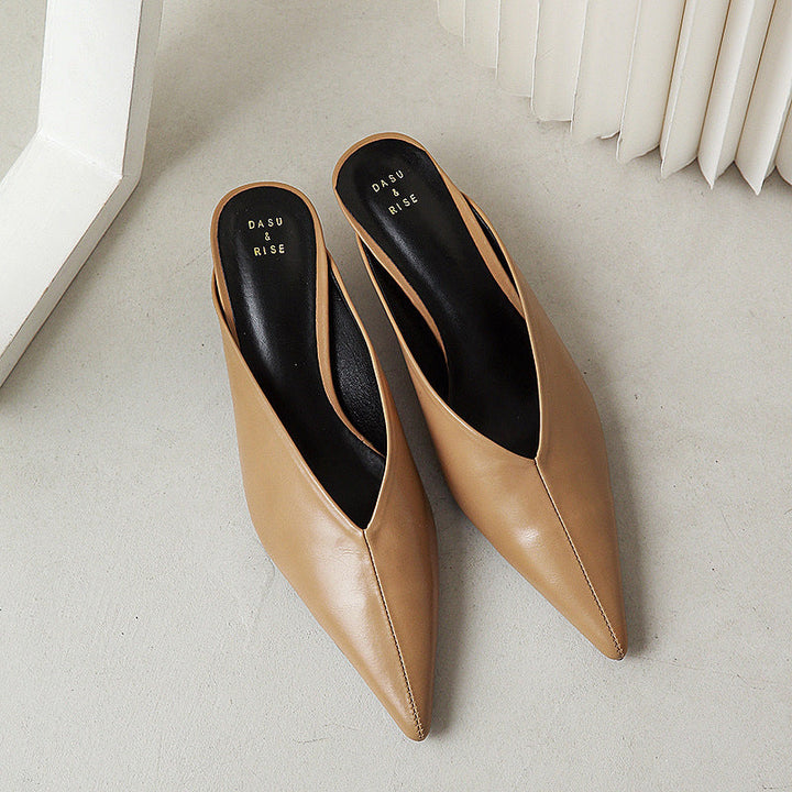 Cora Terrace Heeled Mules by Steppina