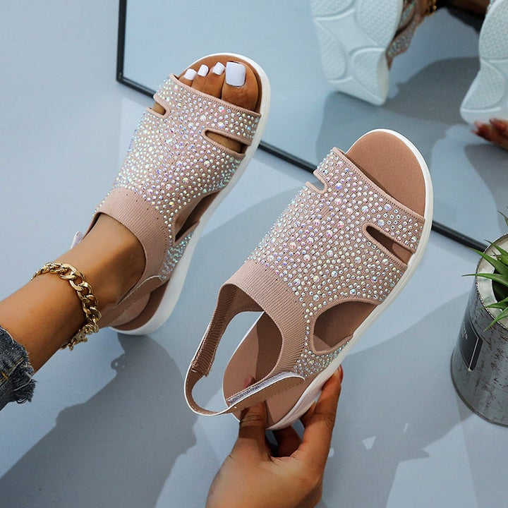 Leonie Vista Peep-Toe Sandals by Steppina