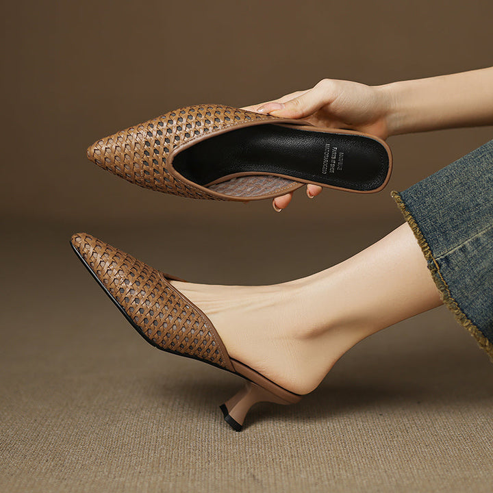 Kit Creek Heeled Mules by Steppina