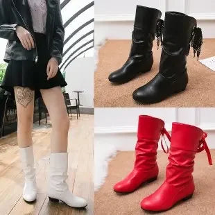 Aster Carmel Mid-Calf Boots by Steppina