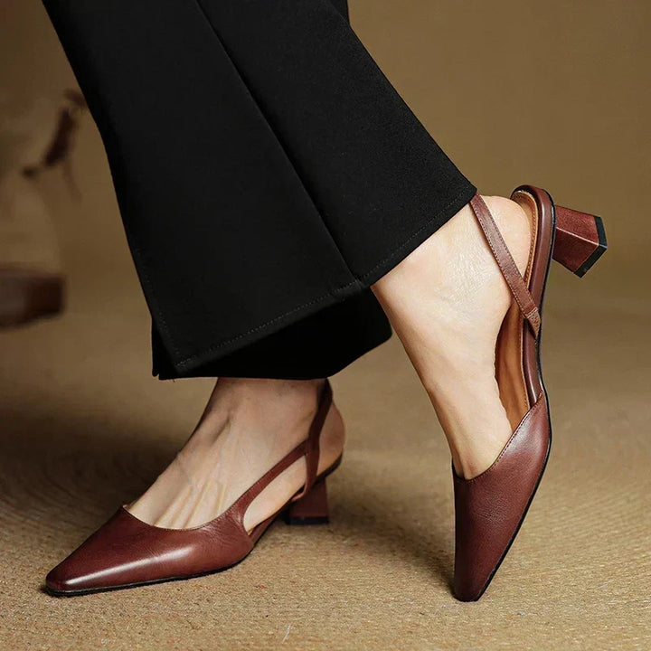 Cora Pine Slingback Pumps by Steppina