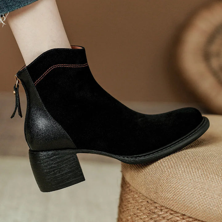 Anya Pine Ankle Boots by Steppina