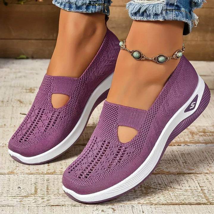 Peyton Glen Slip-On Sneakers – Purple