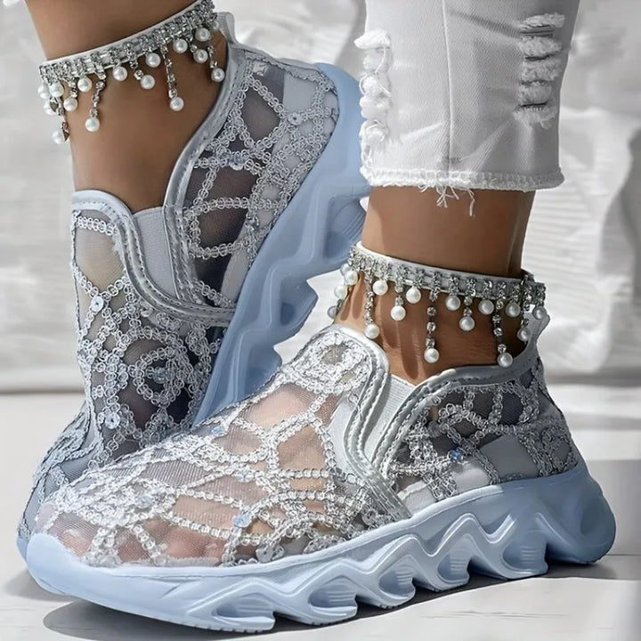 Josie Vista High-Top Sneakers by Steppina