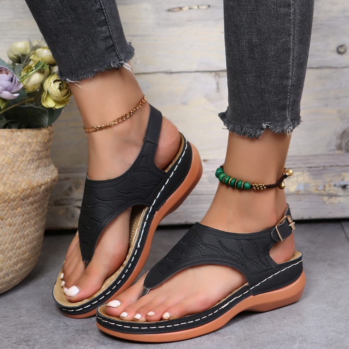 Amelie Bluff Casual Sandals by Steppina