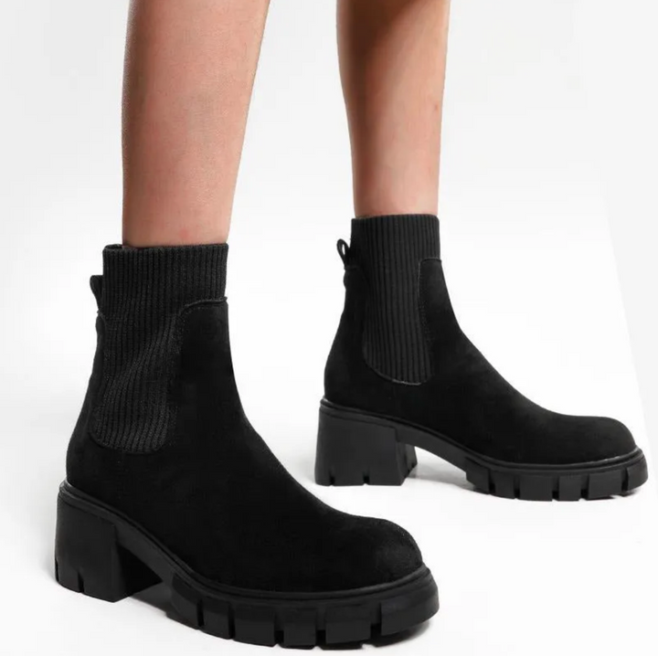 Lucy Terrace Heeled Boots by Steppina