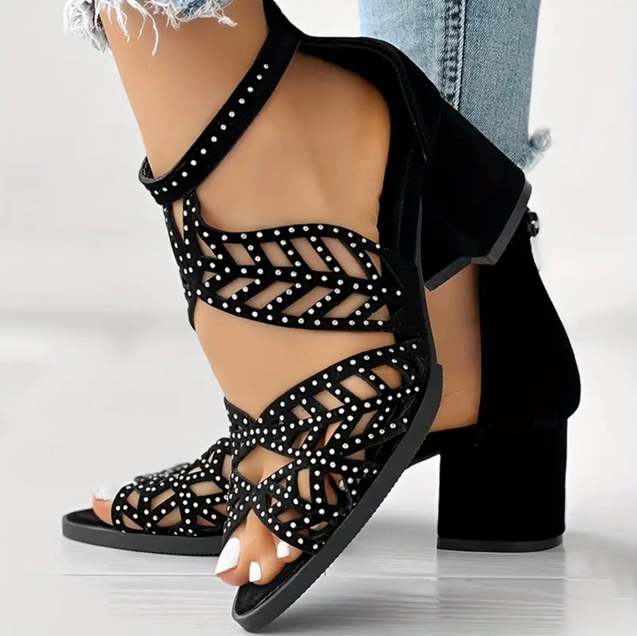 Greta Creek Heeled Sandals by Steppina