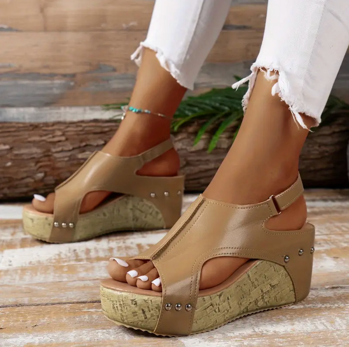 Eden Creek Wedge Sandals by Steppina