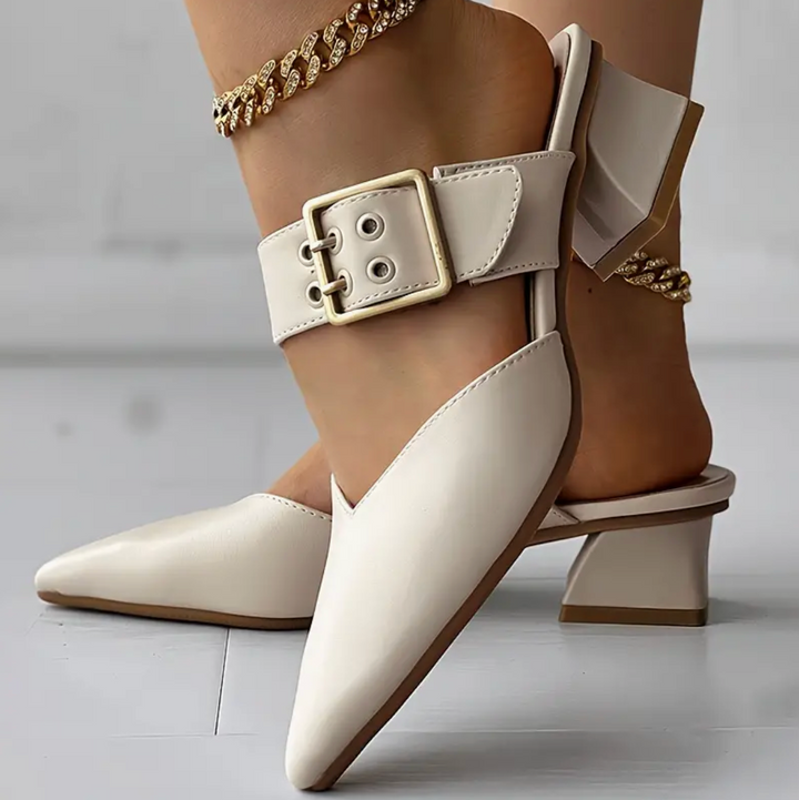 Maya Bluff Block-Heel Pumps by Steppina