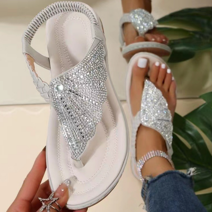 Cleo Terrace Embellished Sandals by Steppina