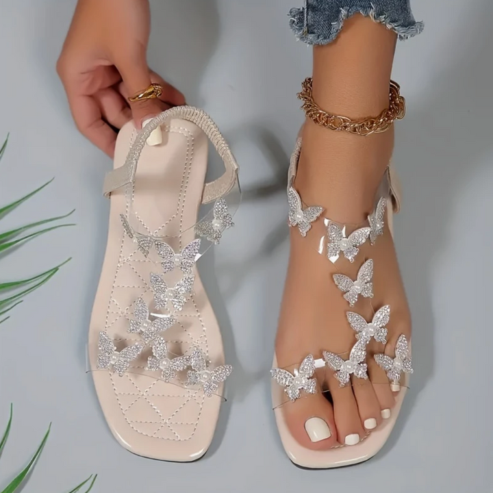 Eden Pine Embellished Sandals by Steppina