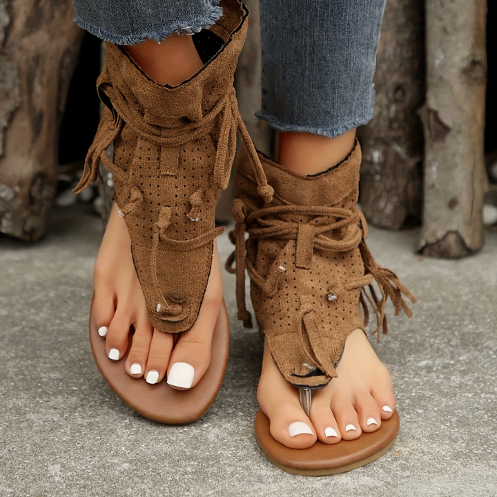 Molly Creek Flat Sandals by Steppina