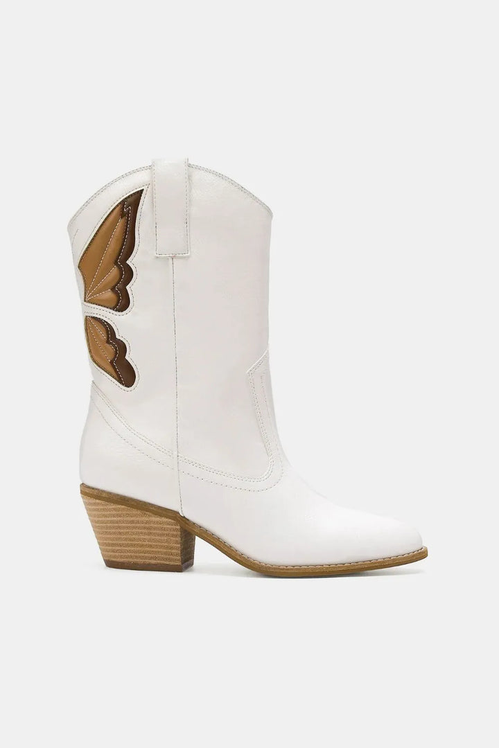 Remi Bay Ankle Boots – White