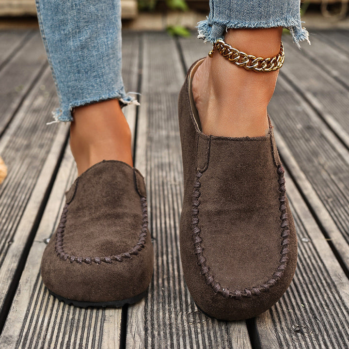 Brooklyn Ridge Slip-On Flats – Brown