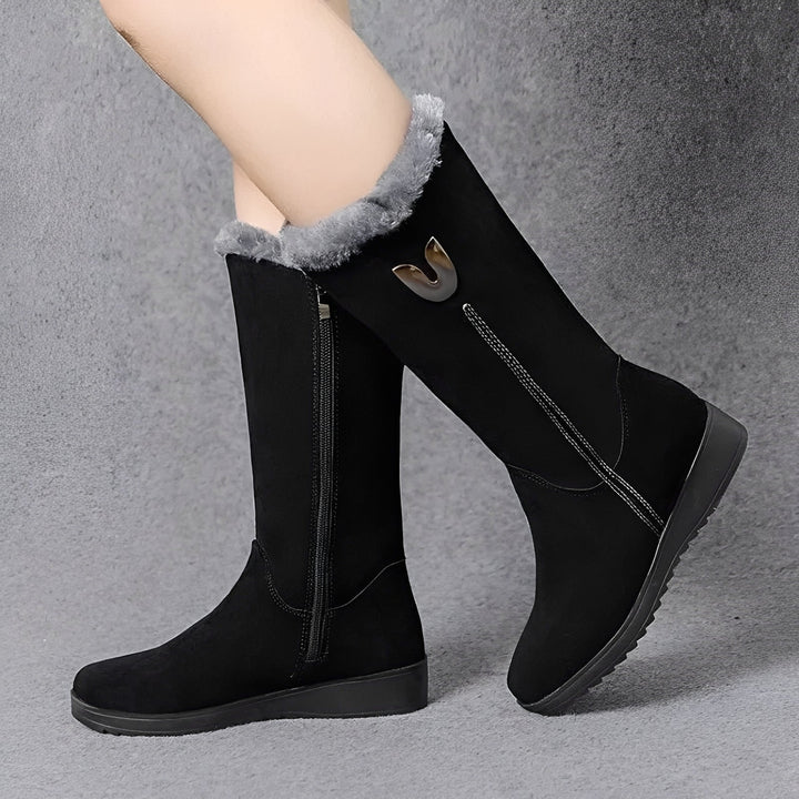Merritt Spruce Knee-High Boots – Black