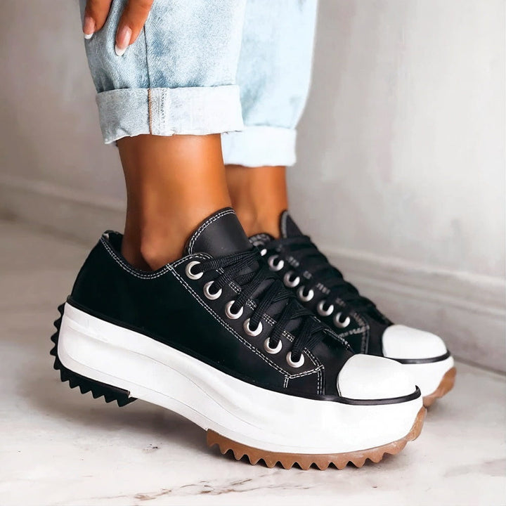 Haven Orchard Platform Sneakers – Black