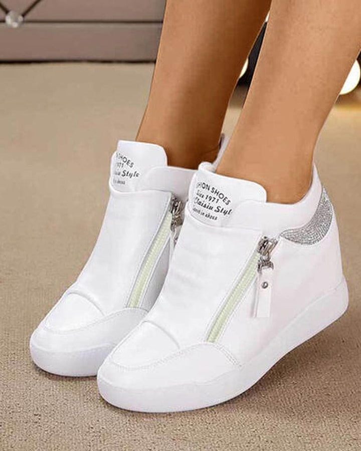 Mallory Orchard Ankle Boots – White