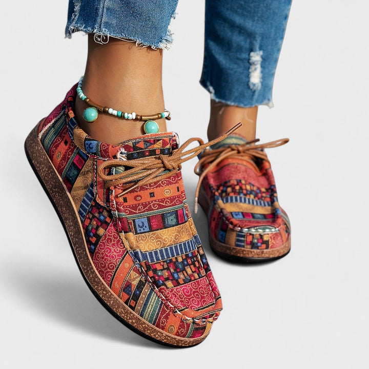Lennox Bay Everyday Sneakers – Red