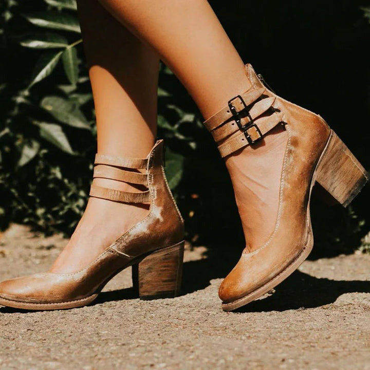 Everly Valley Pumps – Brown