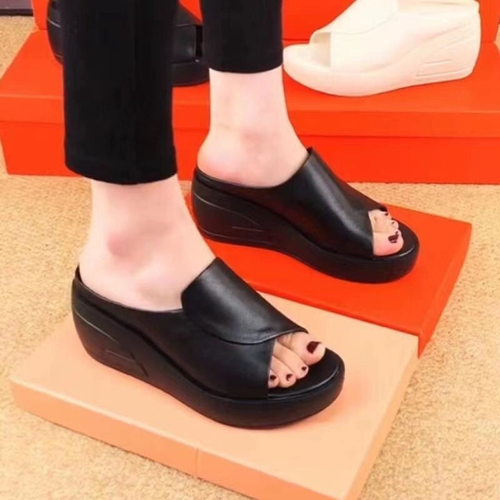 Cora Bluff Platform Sandals by Steppina