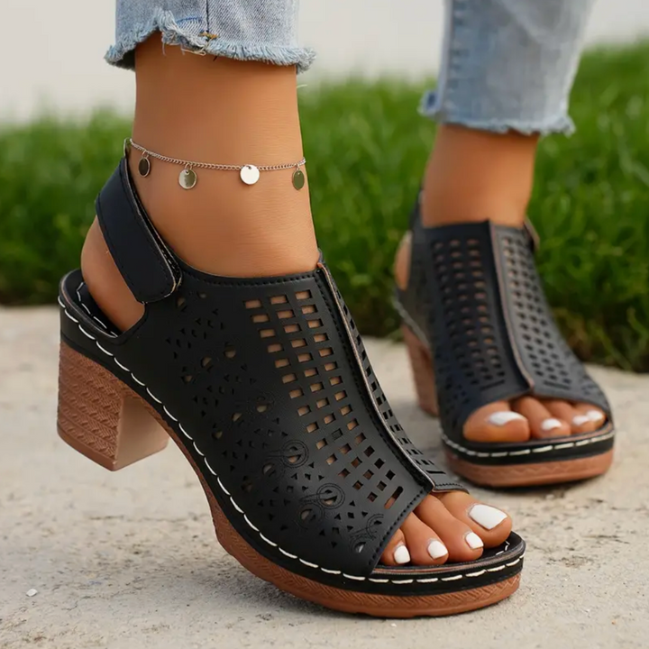 Grace Bluff Heeled Sandals by Steppina